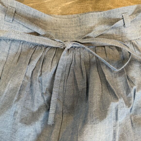 NWT Ulla Johnson Elowen Cotton Shorts in Chambray Blue Women's Sz. 6 - Picture 6 of 9